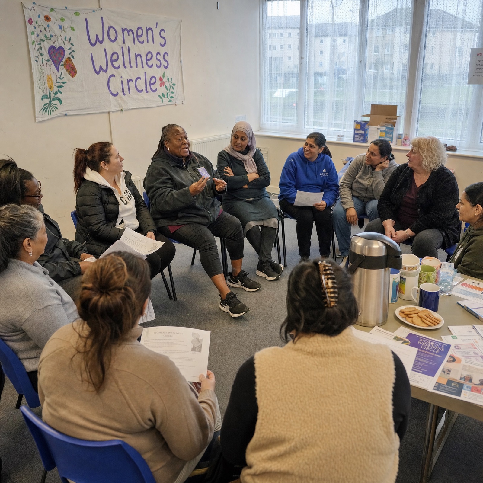 Support group session in Hawick